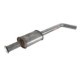 Toba esapament intermediara BOSAL Renault Megane I Coach 1.6/1.9D/2.0 03.99-08.03 Spate 3,26kg