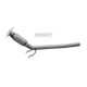 Racord evacuare ASMET Teava esapament Fata flexibil VW CADDY III MINIVAN 2.0D 03.04-08.10