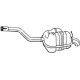 Toba finala esapament BOSAL VW GOLF V VI JETTA III 1.6D 1.9D 2.0D 08.05-07.13 Spate