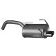 Toba esapament finala ASMET Fiat 500 500 C Panda Ford KA 1.3D montare spate sport pipe 5,74 kg