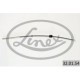 Cablu Frana Mana Fata Dreapta/Stanga 330mm Opel Corsa C Hatchback Tigra 1.0-1.8 09.00-12.12 LINEX