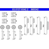 Set accesorii, sabot de frana ATE