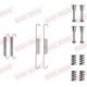 Set accesorii saboti frana parcare montaj pantofi ATE Peugeot 605 2.0/2.1D/3.0 06.89-09.99 QUICK BRAKE