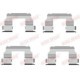 Set accesorii placute frana spate LUCAS FIAT CROMA 1.9D/2.4D 06.05- QUICK BRAKE