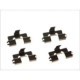 Set accesorii montare plăcuțe frână spate MAZDA MX-5 II 1.6/1.8 05.98-10.05 QUICK BRAKE