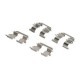 Set accesorii placute frana spate QUICK BRAKE Hyundai i10 Kia Picanto Nissan Micra IV 1.0-1.2 Mando