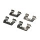 Set accesorii montare plăcuțe frână față HYUNDAI ATOS 1.0/1.1 02.98-12.08 QUICK BRAKE MANDO