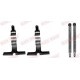 Kit montare placute frana Spate MERCEDES S W220 2.8-4.3 10.98-08.05 QUICK BRAKE ATE