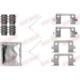 Set accesorii placute frana montare fata QUICK BRAKE Honda City V CR-V III CR-Z Insight Jazz III AKEBONO