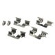 Set accesorii placute frana Spate Toyota Avensis Verso Previa II 2.0/2.0D/2.4 02.00-11.09 Quick Brake