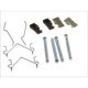 Set accesorii montare plăcuțe frână față SUMITOMO KIA PRIDE MAZDA 121 I 1.1/1.3 10.87-09.01 QUICK BRAKE