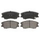 Set placute frana fata HERTH+BUSS JAKOPARTS pentru KIA SOUL III Electric 01.19, inaltime 60.2 mm, latime 134.2 mm, grosime 17.0 mm