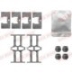 Set accesorii montare plăcuțe frână spate HONDA FR-V STREAM 1.7-2.2D 05.01- QUICK BRAKE AKEBONO