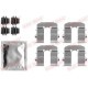 Set accesorii placute frana spate Hyundai I20 I 1.1D-1.6D 08.08-12.15 MANDO QUICK BRAKE