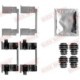 Set accesorii placute frana fata QUICK BRAKE Honda Accord IX VIII 2.0/2.4/3.5 07.08- AKEBONO