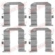 Set accesorii montare placute frana Spate KIA CARNIVAL III 2.2D/2.7/2.9D 04.06- QUICK BRAKE