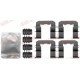 Set accesorii placute frana fata Hyundai I20 I 1.1D-1.6D 08.08-12.15 QUICK BRAKE MANDO