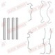 Set accesorii placute frana fata montare DAIHATSU CUORE V 1.0 11.98-02.03 SUMITOMO QUICK BRAKE