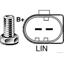 Alternator HERTH+BUSS JAKOPARTS