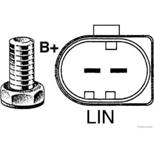 Alternator HERTH+BUSS JAKOPARTS