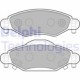 Set placute frana fata disc DELPHI Toyota Yaris Verso 1.0-1.5 04.99-11.05 Inaltime 51mm Latime 131mm Grosime 17mm