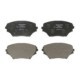 Set placute frana fata DELPHI Toyota RAV 4 II 1.8-2.4 05.00-11.05 inaltime 60mm latime 123mm grosime 17mm fara senzori uzura